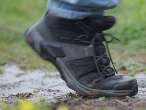 Schmutzige Schuhe